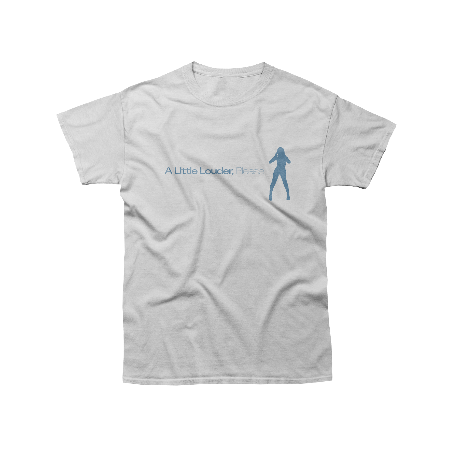 Rose Gray - A Little Louder, Please White Album T-Shirt
